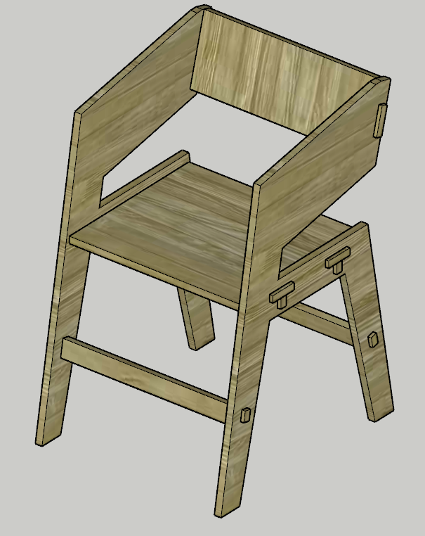 Simple Flat Pack Chair